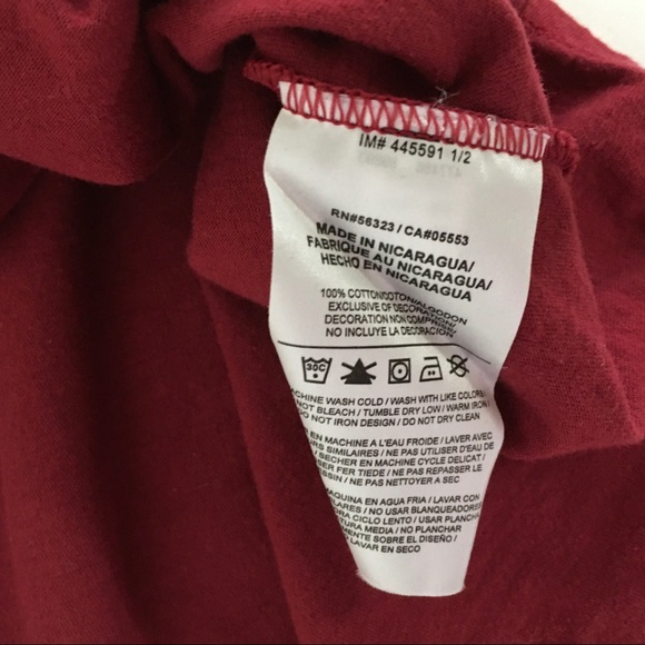 COPY - Stanford University red swoop neck tshirt - Picture 6 of 8